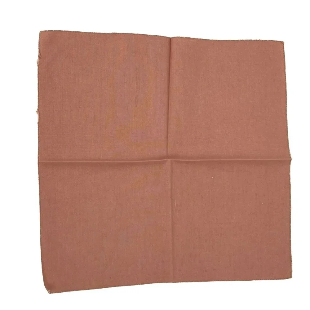 4 Vintage Dusty Rose Pink Luncheon Cocktail Linen Napkins
